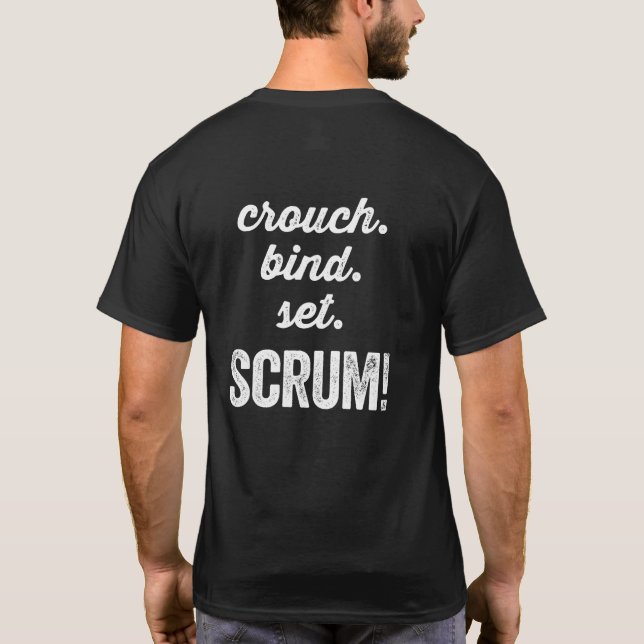 Rugby Scrum T-Shirt (Back)