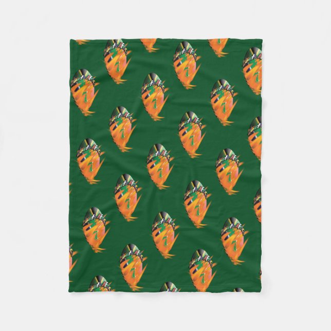Rugby south africa bokke fleece blanket (Front)