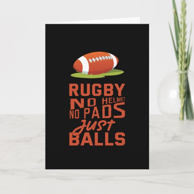 Rugby Sport Gift Card (Front)