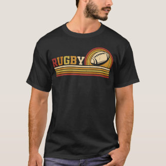 Rugby Sport Lover - Rugby Player Team Coach Retro T-Shirt