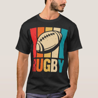 Rugby Sport Lover - Rugby Player Team Coach Retro T-Shirt