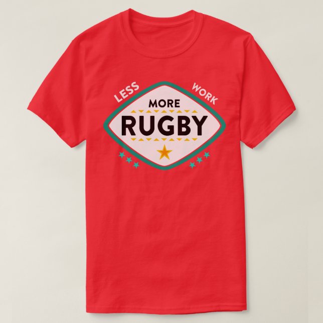 Rugby Sports Gift T-Shirt (Design Front)