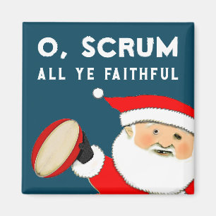 Rugby Stocking Stuffer Magnet