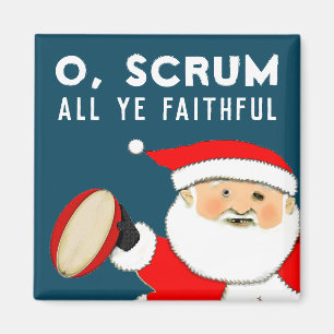 Rugby Stocking Stuffer Magnet