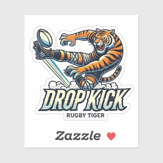 Rugby Tiger Drop Kick (Sheet)