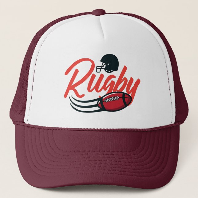 Rugby Trucker Hat (Front)
