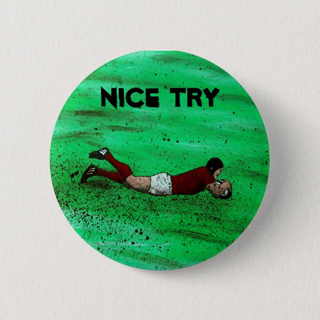 Rugby try badge (Front)