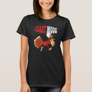 Rugby Turkey Feast Football Fan Sports Thanksgivin T-Shirt