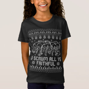 Rugby Ugly Christmas Sweater O Scrum All Ye Faithf