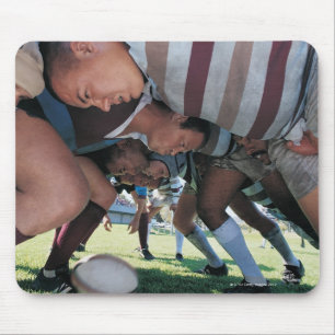 Rugby Union Players in a Scrum Mouse Mat