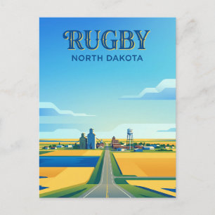 Rugby USA Postcard