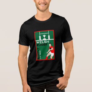 Rugby Wales Fan Art Tri-Blend Shirt