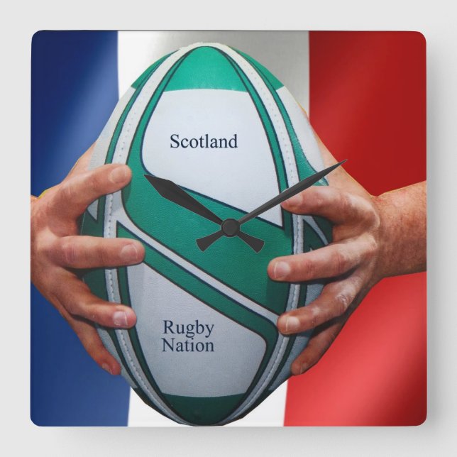 Rugby wall clock (Front)