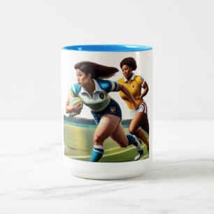 Rugby Warrior Two-Tone Mug