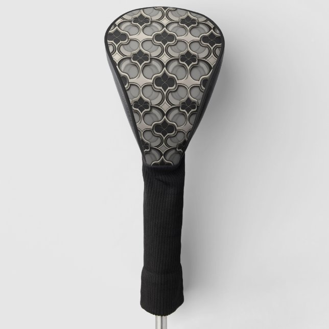Rugged Abstract Golf Head Cover  (Front)