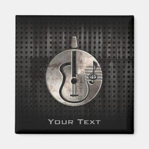 Rugged Acoustic Guitar Magnet
