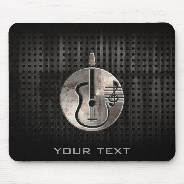Rugged Acoustic Guitar Mouse Mat (Front)