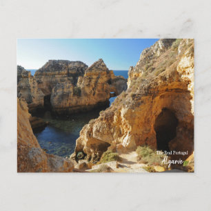 Rugged Algarve, Portugal Postcard