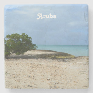 Rugged Aruba Stone Coaster
