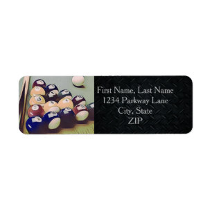 Rugged Billiards Return Address Labels