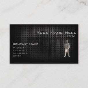 Rugged Business Suit Business Card