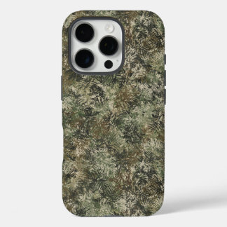 Rugged camouflage leaves phone case