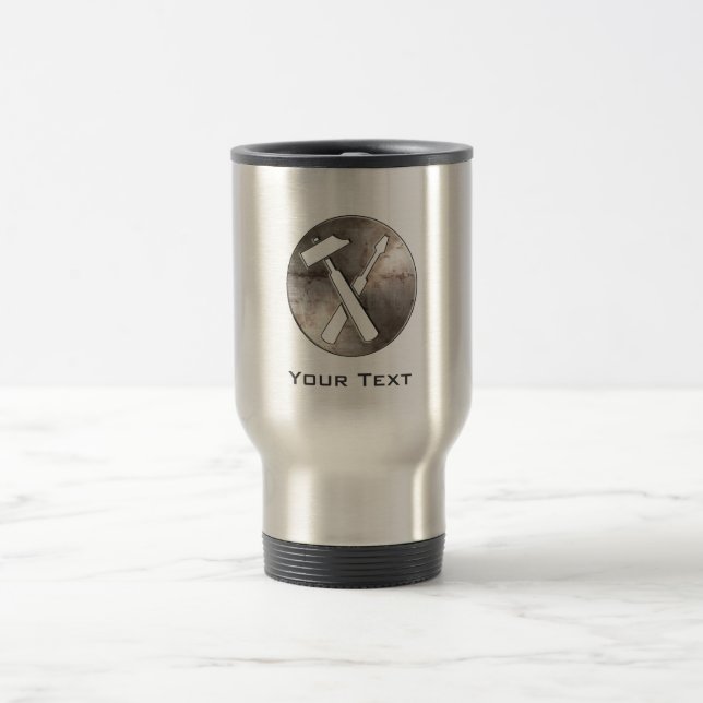 Rugged Carpenter Tools Travel Mug (Center)