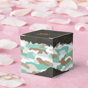 Rugged Coastal Camouflage Personalised Favour Box