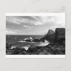 Rugged coastline postcard