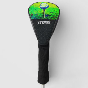 Rugged Cool Green Men Sports  Golf Head Cover