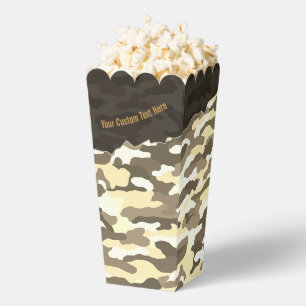 Rugged Desert Camouflage Personalised Favour Box
