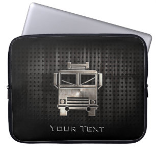 Rugged Fire Truck Laptop Sleeve