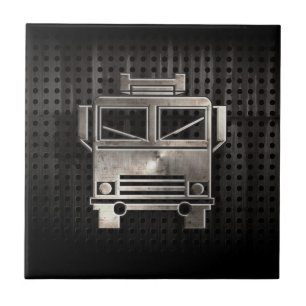 Rugged Fire Truck Tile