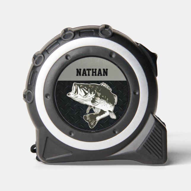 Rugged Fishing Largemouth Bass Angler Name 1 (Front)