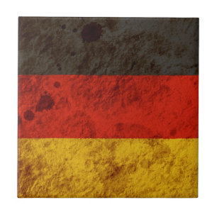 Rugged German Flag Tile