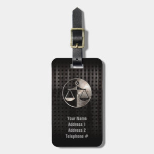 Rugged Justice Scales Luggage Tag