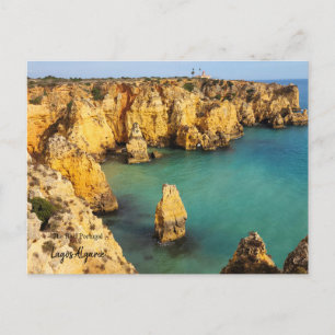 Rugged Lagos, Algarve, Portugal Postcard