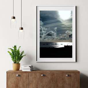 Rugged Land's End Cliffs, Cornwall Landscape Photo Print