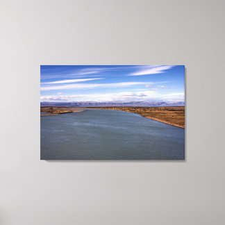 Rugged Landscape Alongside Patagonian Andes Canvas Print