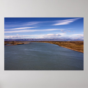 Rugged Landscape Alongside Patagonian Andes Poster
