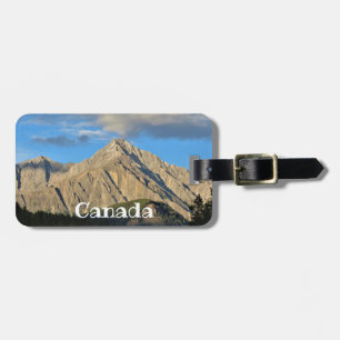 Rugged Mountain & Forest Lit by Setting Sun Luggage Tag