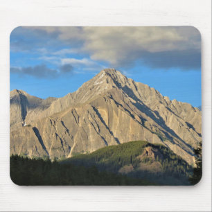 Rugged Mountain & Forest Lit Up By Setting Sun Mouse Mat