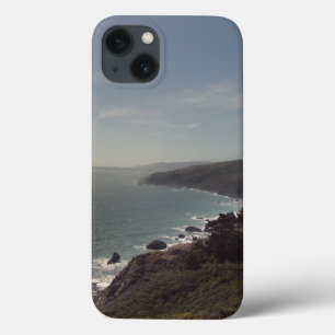 Rugged Mountains with Rocky Ocean Beach Shoreline iPhone 13 Case