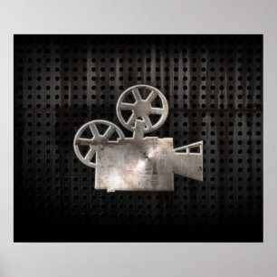 Rugged Movie Camera Poster