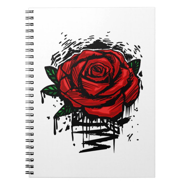Rugged Rose Notebook (Front)