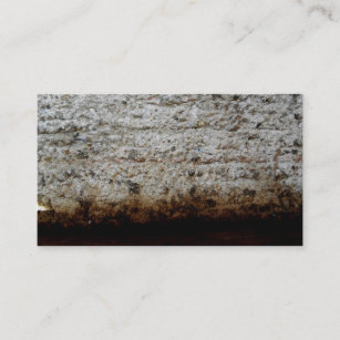 Rugged, Rustic Rock Plaster Business Cards