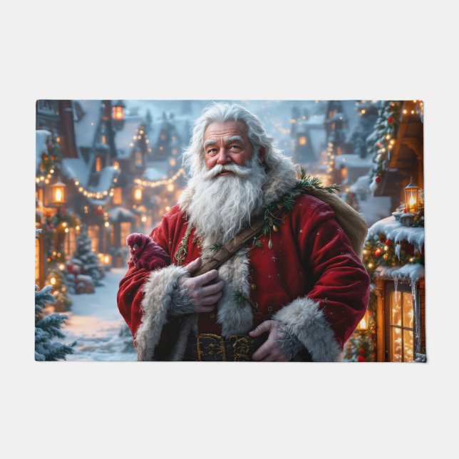 Rugged Santa Doormat (Front)