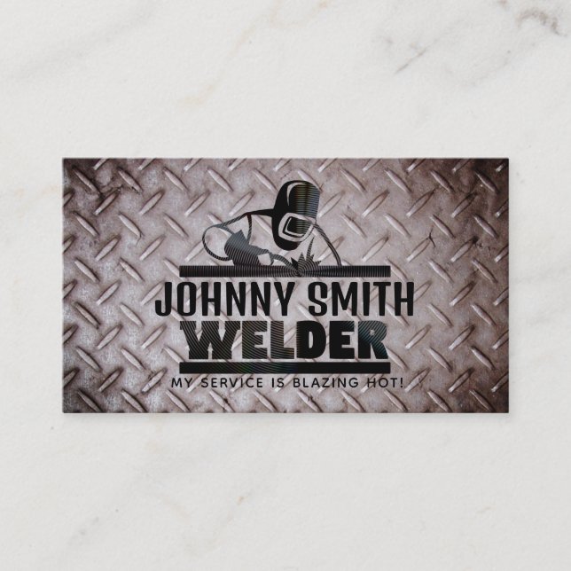 Rugged Welder Business Cards (Front)