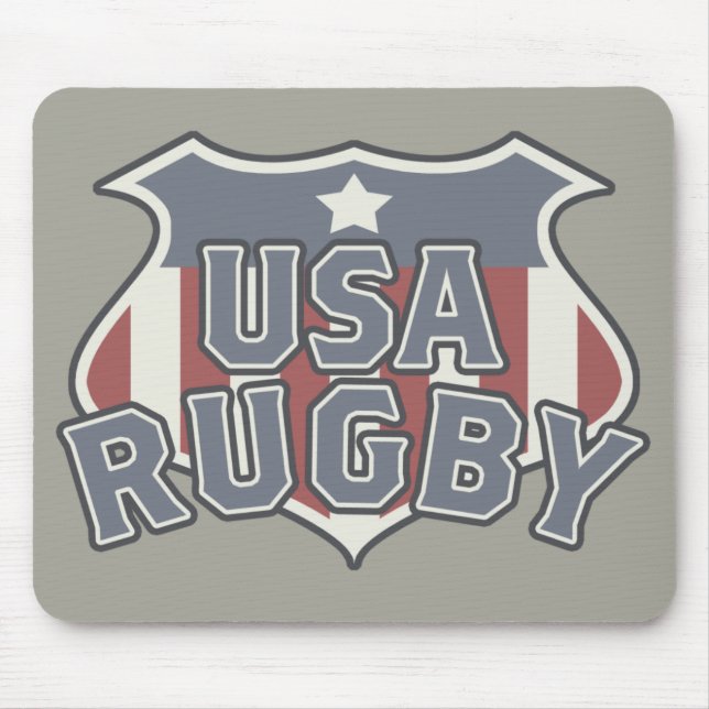 Ruggershirts USA Rugby Mousepad (Front)