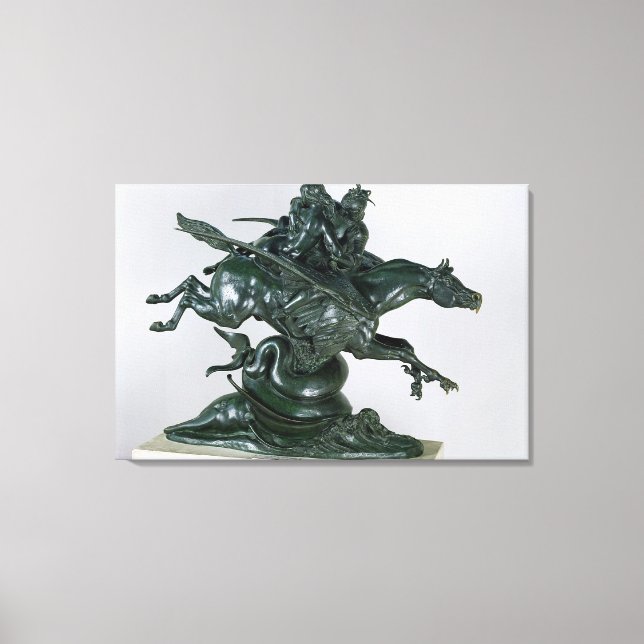 Ruggiero and Angelica Canvas Print (Front)